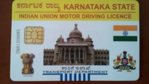 driving license renewal Karnataka